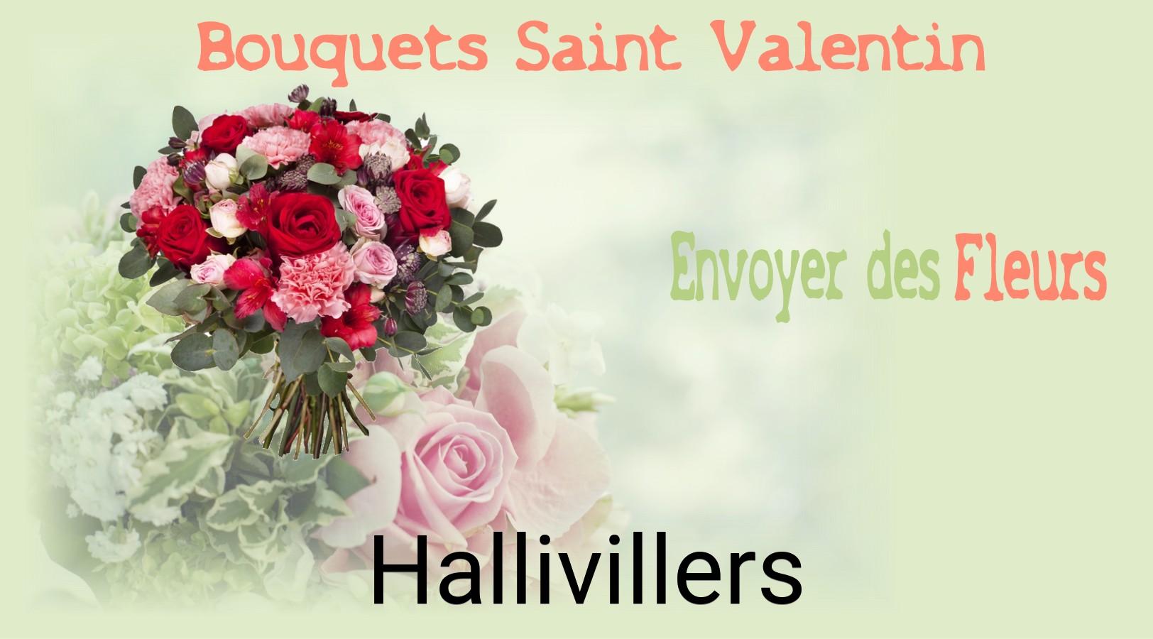 Roses de Saint-Valentin livrées à Hallivillers